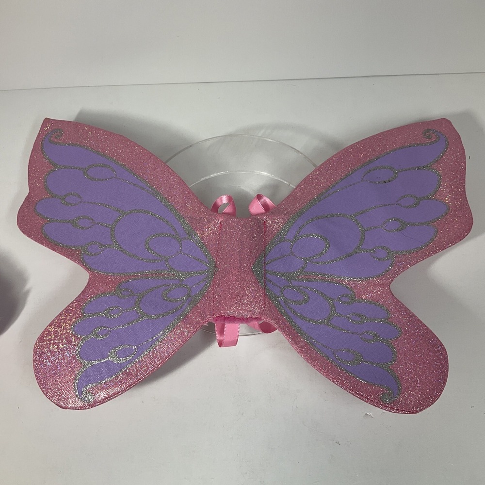 Build a Bear Pink Fairy Butterfly‎ Bear With Wings 15" Soft Stuffed Plush BAB - Picture 12 of 16
